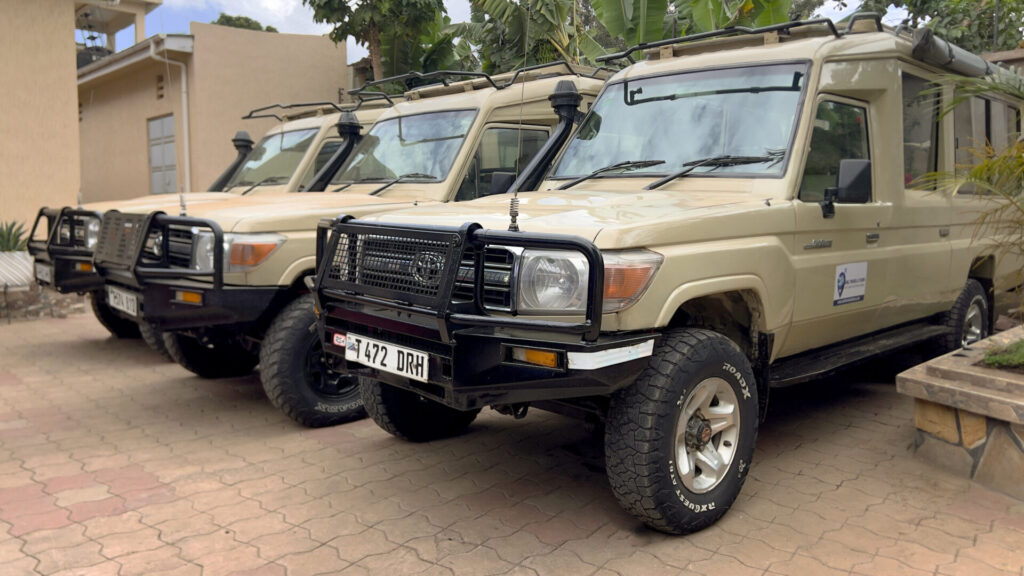 AML Travel & Tours 4x4 safari vehicle in Tanzania